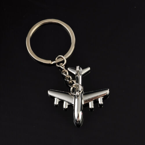 Classic 3D Simulation Model airplane plane Keychain Key Chain Ring Keyring Gift - Bild 6 von 9