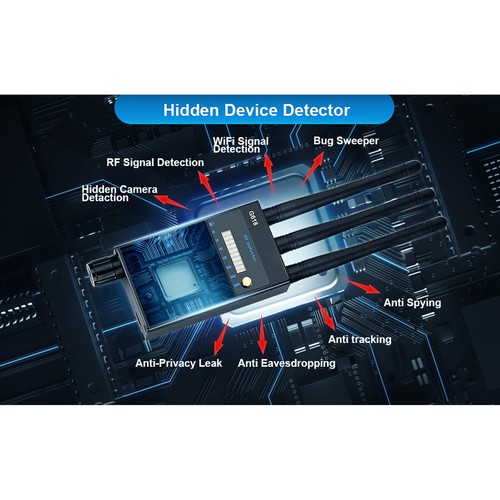 RF Detektor Bug WiFi Kamera Finder Abhörgerät GPS Wireless Signal Scanner G618 - Bild 5 von 12