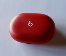 DEFECTIVE Red Beats CHARGING CASE ONLY for Beats Studio Buds Wireless Earphones