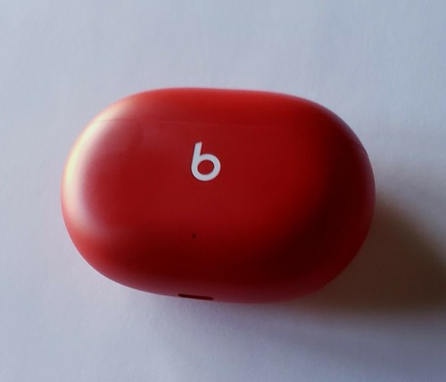 DEFECTIVE Red Beats CHARGING CASE ONLY for Beats Studio Buds Wireless Earphones 