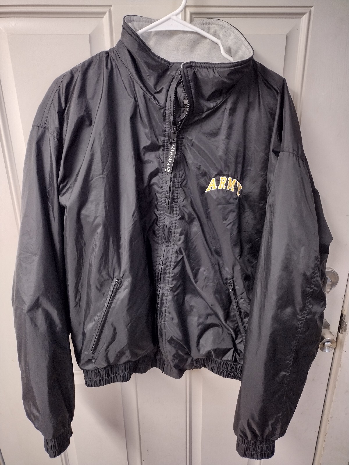 FILA Giacca a vento grande esercito Stati Uniti uomo remi ricamata full zip