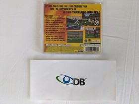 Sega Dreamcast - NFL 2K - Truly 100% Complete & Original Sale Receipt
