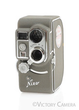 Nizo Exposomat 8 German 8mm Cine Camera w/ 26mm 13mm 6.5mm Lenses EXC