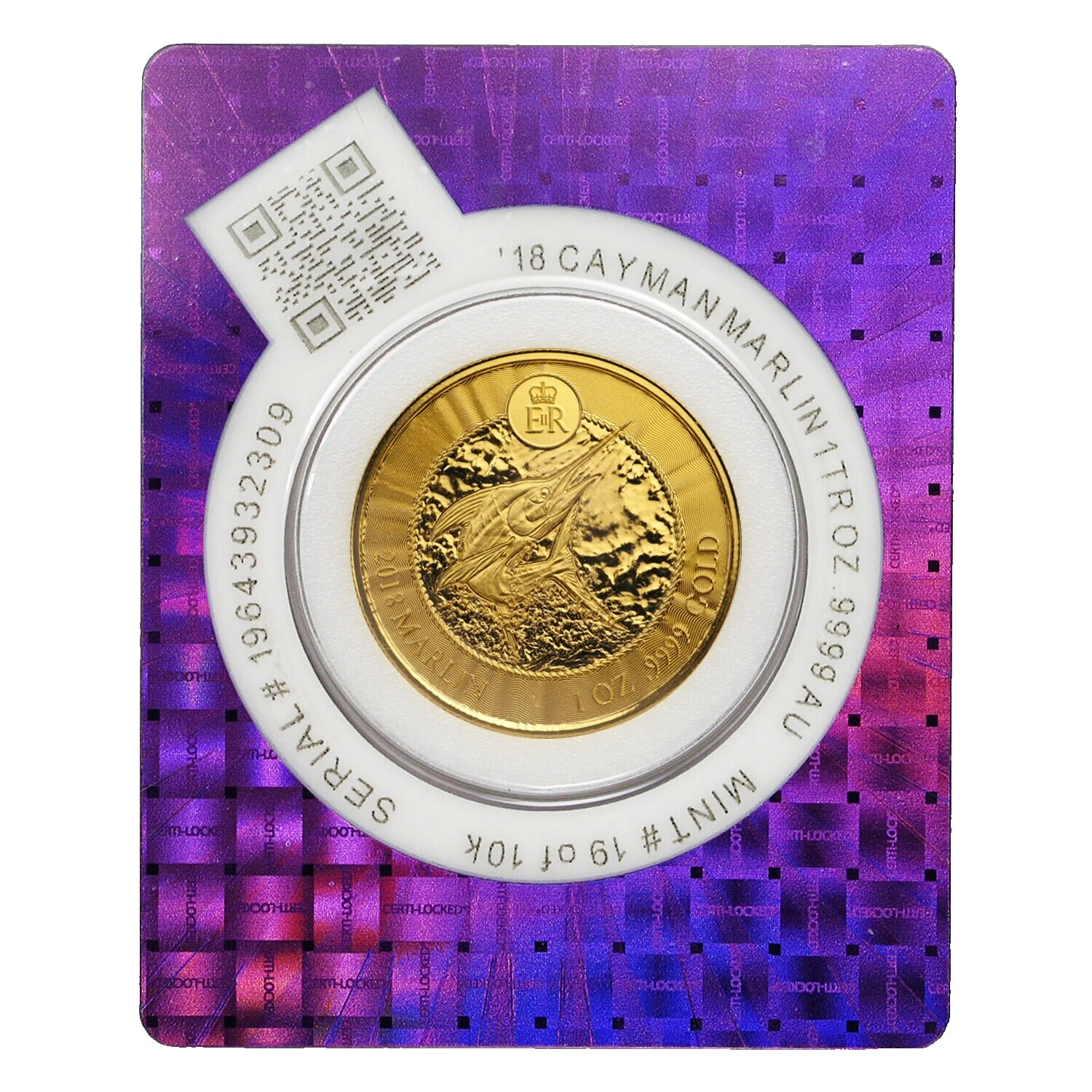 Gold Bullion 2018 1 oz Precious Metal Content per Unit