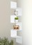 greenco 5 tier wall mount corner shelves white finish