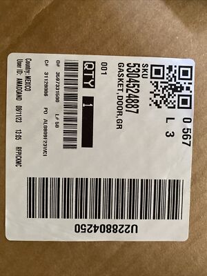 Electrolux / Frigidaire Refrigerator Door Gasket Grey- 5304524887 