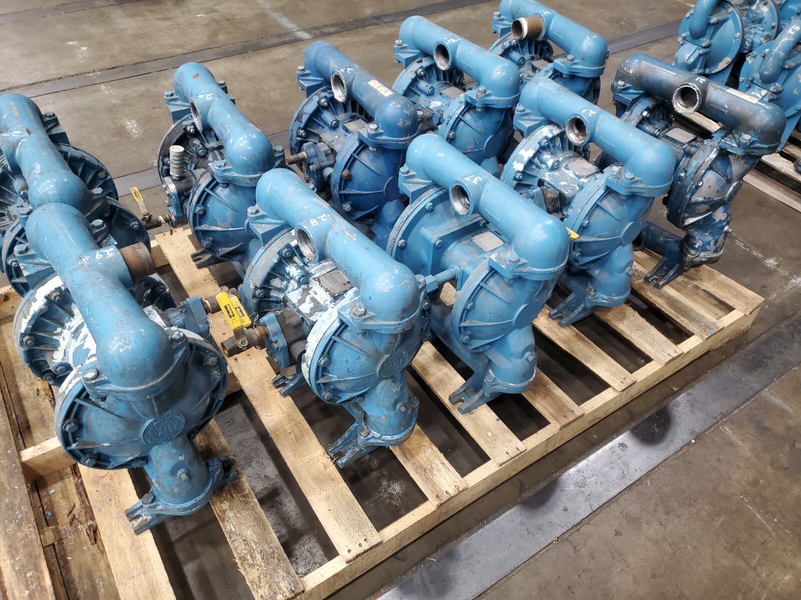 Sandpiper Pump Model EB2-M Double Diaphragm Pump, Air Operated, 2 ...