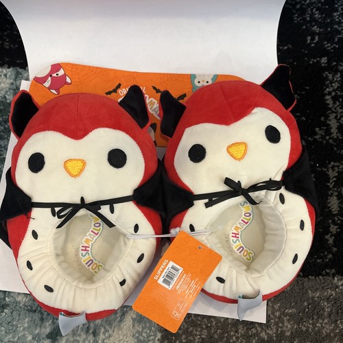 Ciabatte SQUISHMALLOWS Vampire Owl edizione limitata 2024 taglia 13/1 giovani - Foto 3 di 5