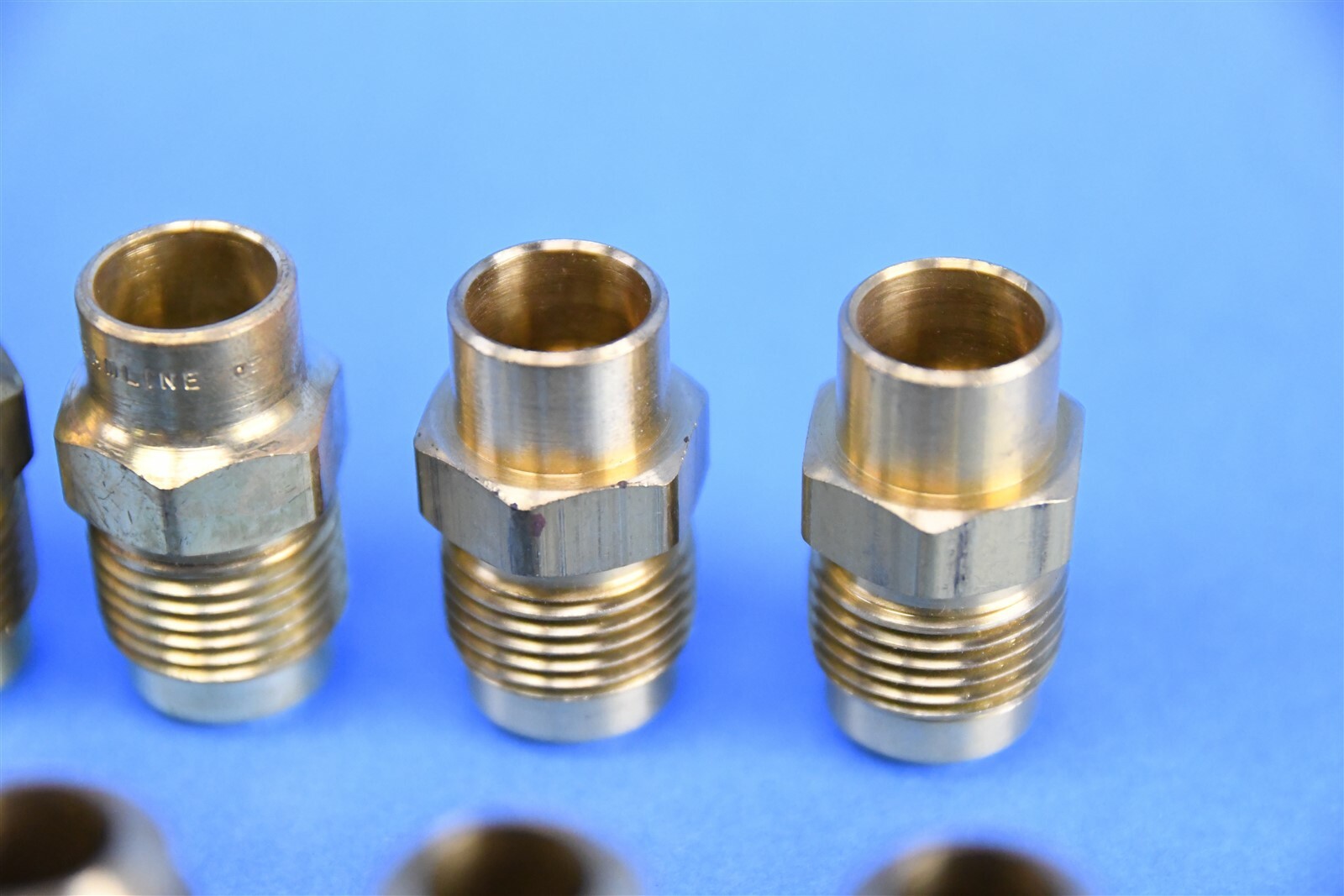 (10) 1/2" to 45° Flare to Solder Union HVAC Refrigeration Fitting