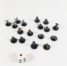 AXIS  ALLIES MINIATURES Contested Skies LOT OF 17 C  UC INFANTRY No Cards