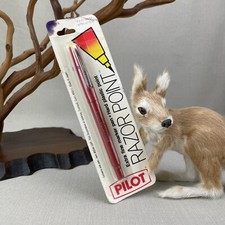 PILOT Razor Point Vintage Red Extra-Fine Marker Pen Japan Hard plastic point