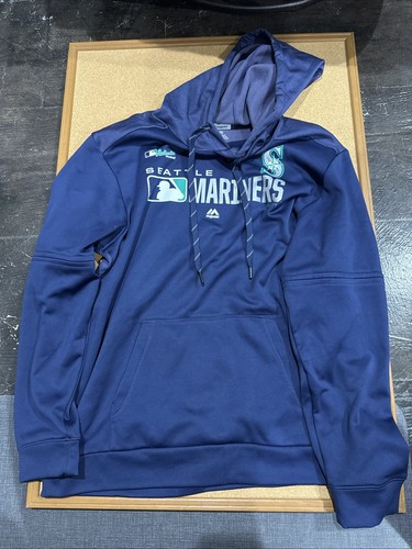 NWT Majestic Seattle Mariners Womens Plus Size Retro Full-Zip Hoodie