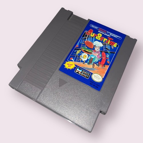 Burgertime Nintendo entertainment system NES Original video game- Tested