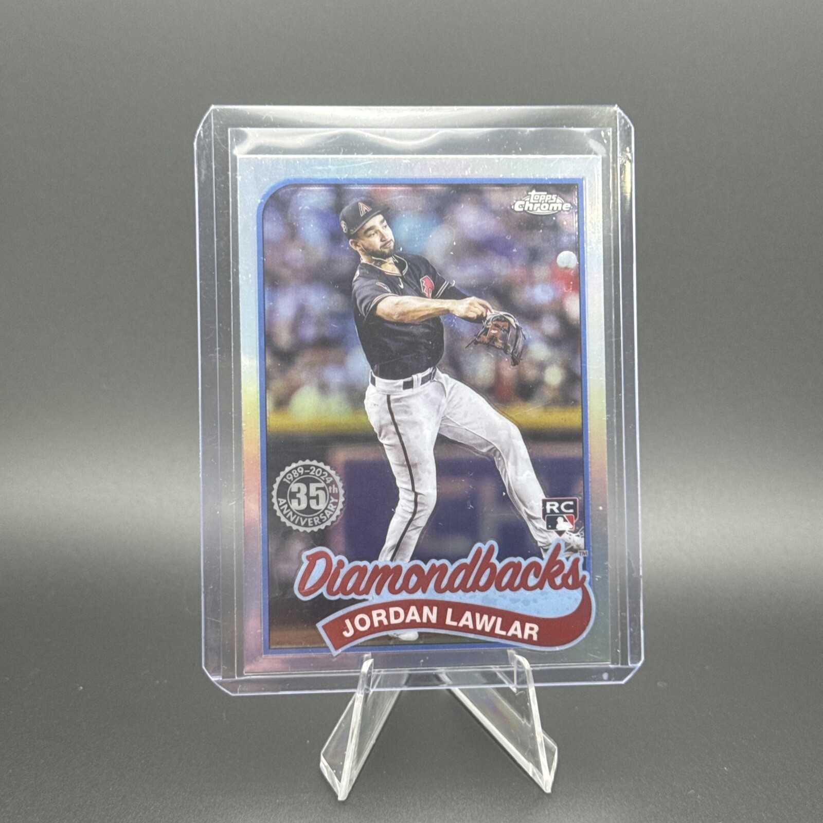 JORDAN LAWLAR 2024 Topps Chrome #89CB-14 1989 Refractor RC Diamondbacks