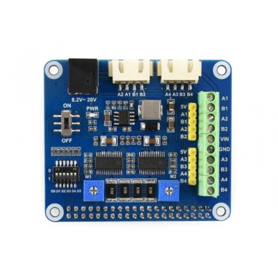 Stepper Motor HAT for Raspberry Pi Jetson Nano Drives Two Stepper Motors