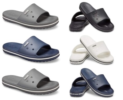 crocs sliders mens