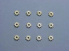 T-JET CHASSIS  12  9 TOOTH PINION GEAR. FITS AURORA. FROM MODEL MOTORING