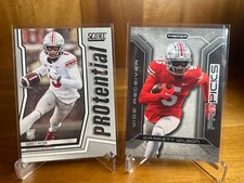 GARRETT WILSON 2022 Panini Score Protential #P-GW (RC) + Pro Picks Jets Ohio St.