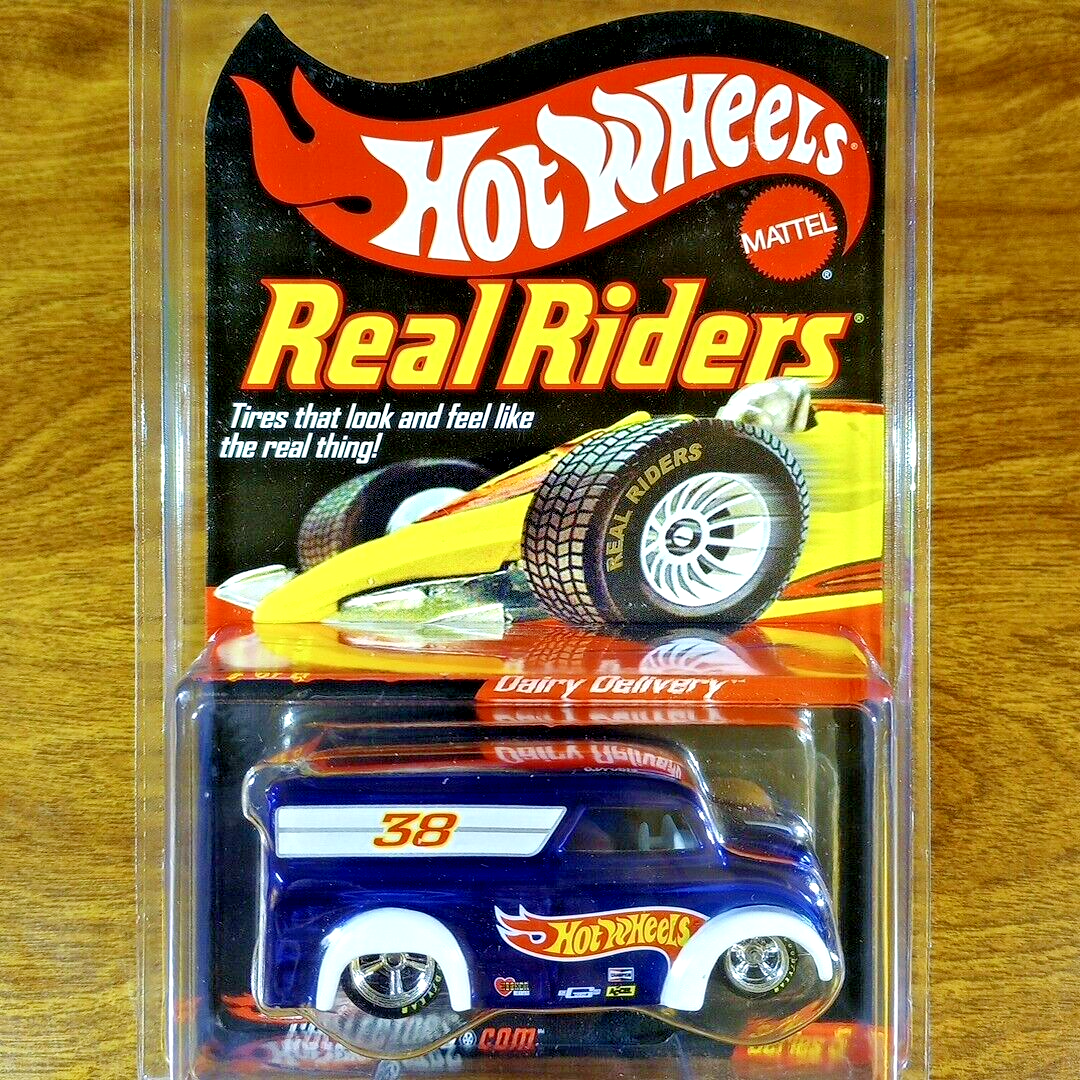 Hot Wheels RLC Real Riders Dairy Delivery 6092/11000 Blue Race
