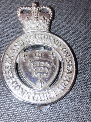 Essex and Southend-On-Sea Constabulary Cap Badge   Firmin London (0856)