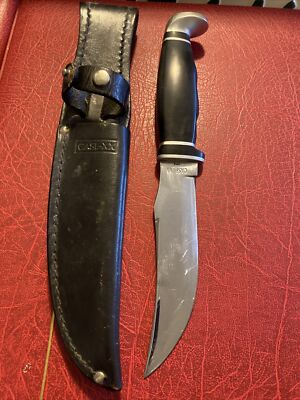 VINTAGE est. 1965-69 CASE USA.. XX 223-5 Micarta BOWIE SKINNG