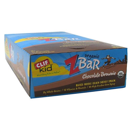 CLIF KID ZBAR - Organic Granola Bars - Chocolate Brownie - Non-GMO - Organic