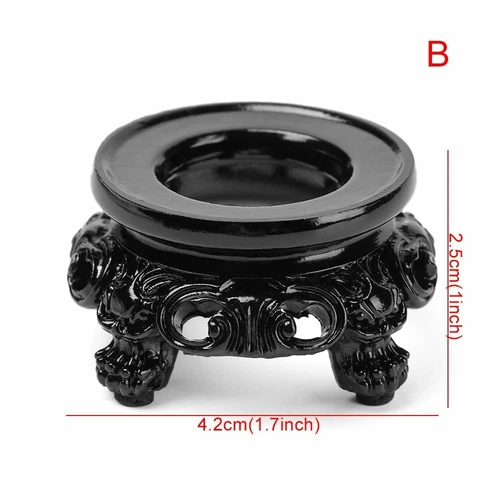 Base de soporte de exhibición de madera para soporte de bola de cristal esfera globo rama decoración del hogar - Imagen 9 de 44