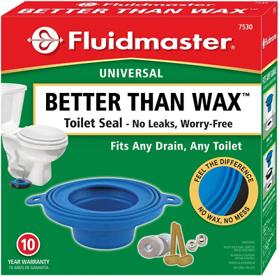 #ad Fluidmaster 7530 Better Than Wax Toilet Seal Universal Fit $282.49