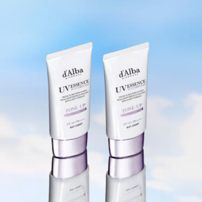 d'Alba Waterfull UV Essence Purple Tone-Up Sun Cream 50ml + 50ml K