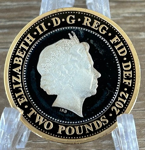 Moneta 2 £ 2012 Olimpiadi di Londra Consegna a Rio Argento Proof Piedfort Royal Mint - Foto 3 di 7