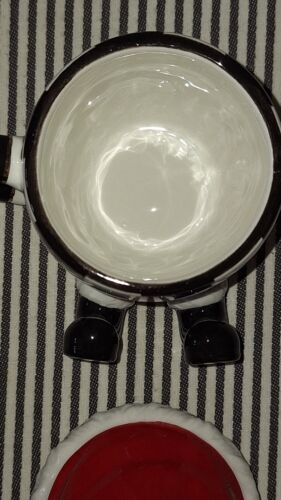 MacKENZIE CHILDS CHRISTMAS COURTLY CHECK COVERED FOOTED ELF MUG CUP GRANNY KITSC - Picture 10 of 14