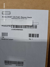 Aruba Networks JL693A 2930F 12G PoE+ switch