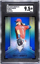 2020 Panini Chronicles Titanium #3 Bryce Harper BLUE /99 SGC 9.5