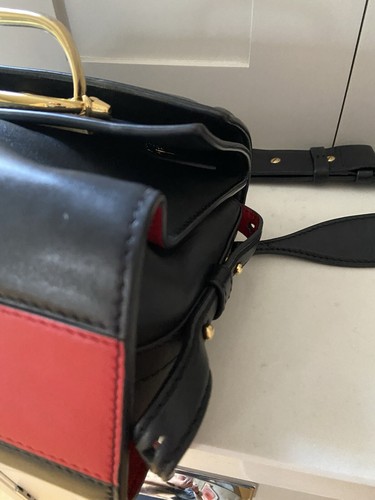 Alexander McQueen The Story Bag black:red Preloved in good condition - Picture 7 of 9