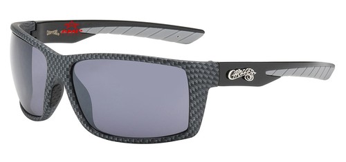 Choppers Square Polycarbonate Motorcycle Wrap Sunglasses Black/Smoke 6729 - Picture 5 of 13