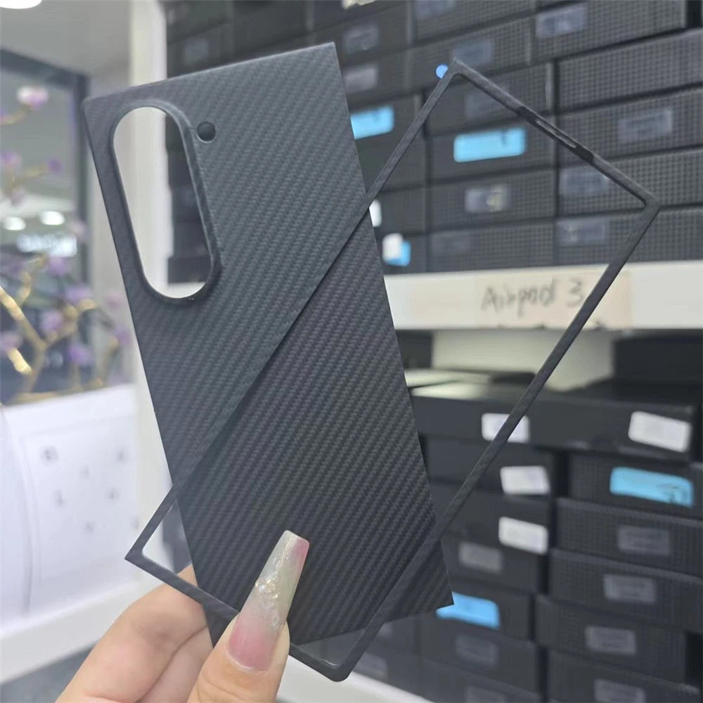Slim Real Aramid Carbon Fiber Case For Samsung Galaxy Z Fold6 Matte Hard Cover - Picture 1 of 9