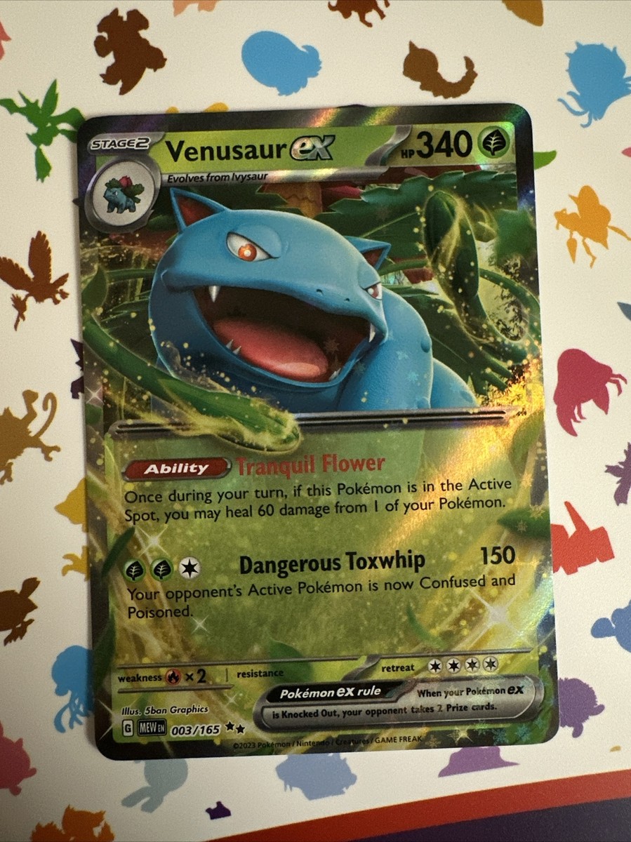 Pokémon TCG Venusaur ex Scarlet & Violet - 151 003/165 Holo