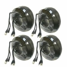 4 X CCTV Camera RG59 Video  Power Cable BNC DVR 10M 30FT
