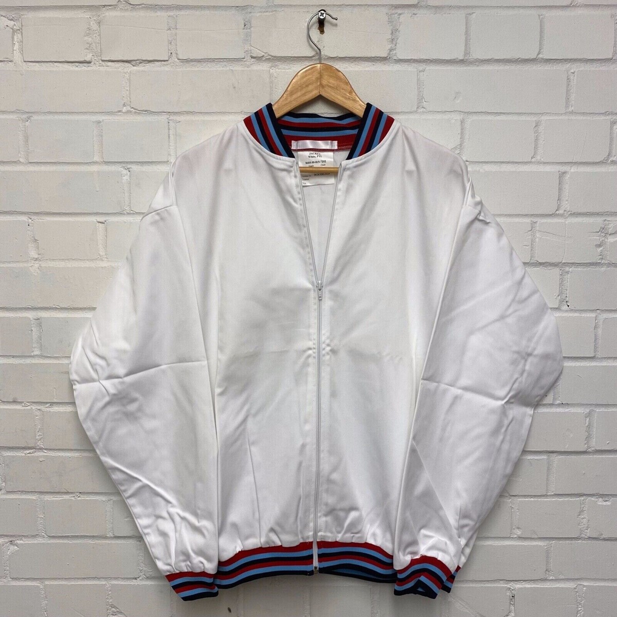 WHITE PTI PERSONAL TRAINING INSTRUCTOR JACKET Sizes British