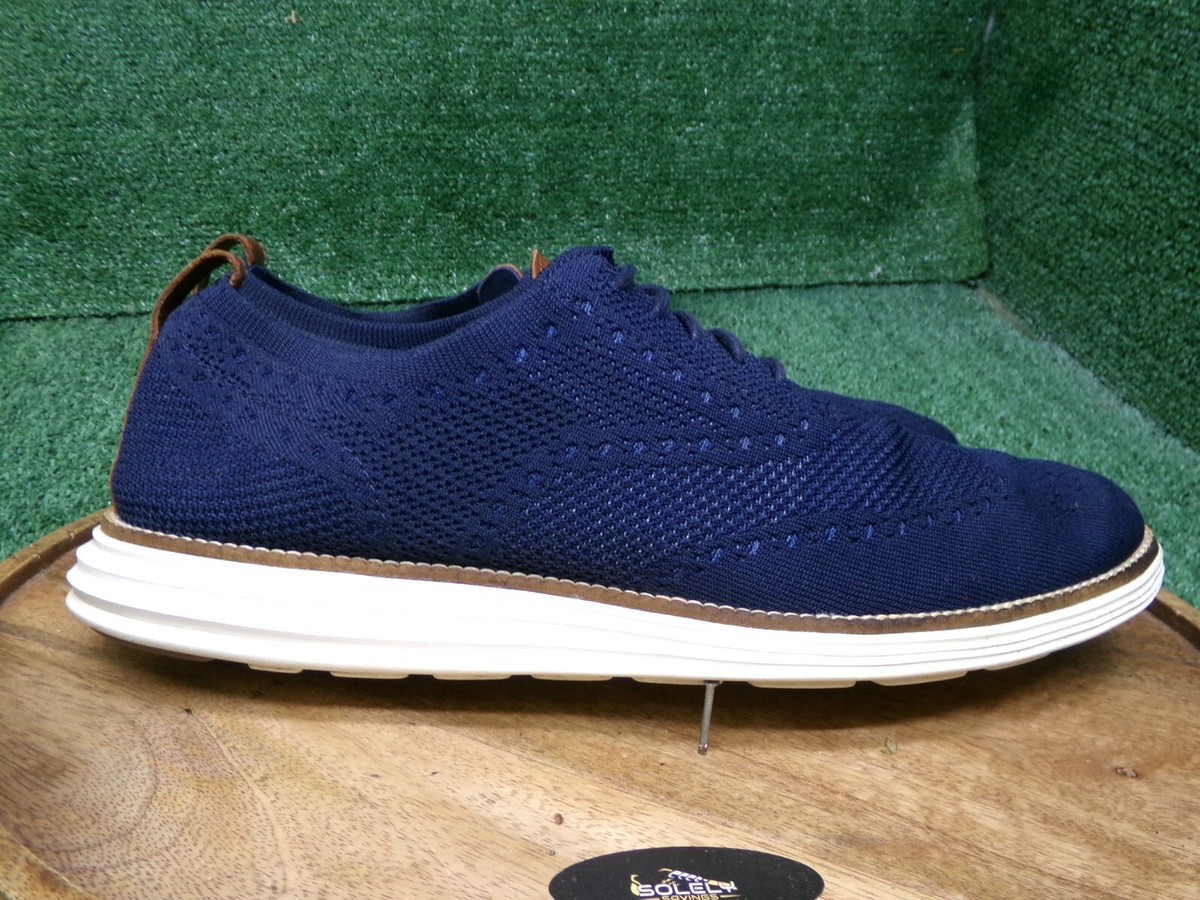 Cole Haan Original Grand Men Blue Stitchlite Wingtip Oxford  display picture 3