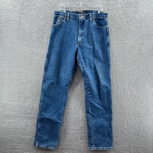 Wrangler George Strait Collection Jeans Mens 36X 36 Blue Cotton Denim Straight