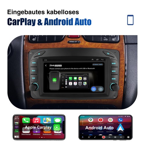 DVR Android 13 Carplay Autoradio GPS NAVI Für Mercedes W203 W209 Viano Vito W639 - Bild 10 von 19