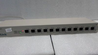 D-LINK DE-812TP+ 12-PORT(RJ45) 10BASE-T ETHERNET HUB USED AND TESTED