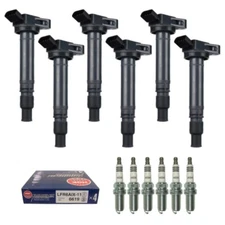 New Set of 6 Ignition Coil & NGK Spark Plug for 4Runner/ FJ Cruiser/ Tundra V6