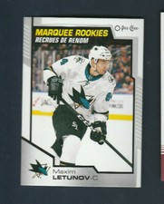 2020-21 OPC O-pee-chee Marquee Rookies # 507 Maxim Letunov