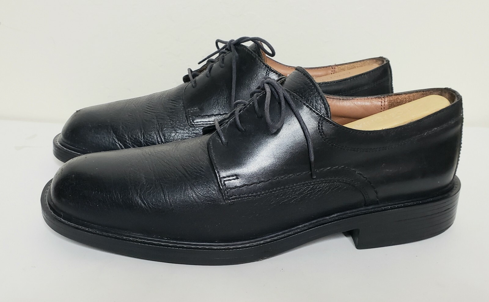 SAOLA BOSTONIAN 20585 2POD Comfort scarpe da uomo NERO pelle Taglia 12 M