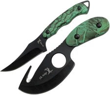 Elk Ridge Hunting Set 2 Piece Knife ER-300CA Includes 7" overall fixed blade wit