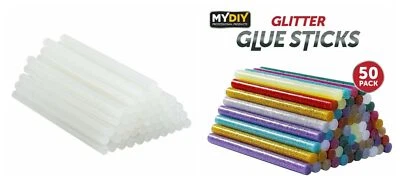 HOUSE A HOME Hot Melt Clear & Multi-Colour Glue Sticks For Electric Gun Craft Tool 7MM 11MM