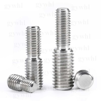 Edelstahl Doppelend Stecker Gewindebolzen Schraube Reduzierstück Fitting Adapter