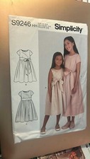 Simplicity 9246 HH - Children's and Girls' Dresses Sz 3-6 Uncut